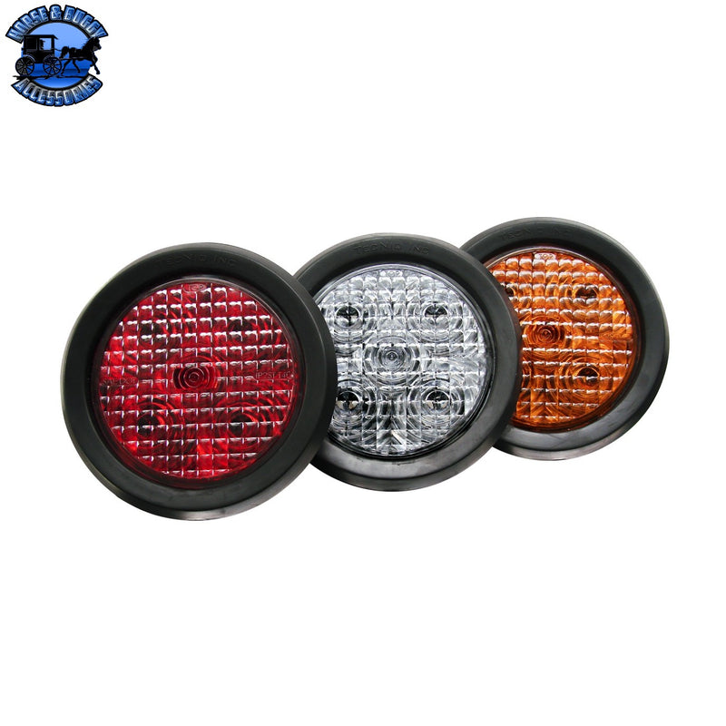 LUZ LED SST ROJA/ROJA DE 4'' CON BRIDA