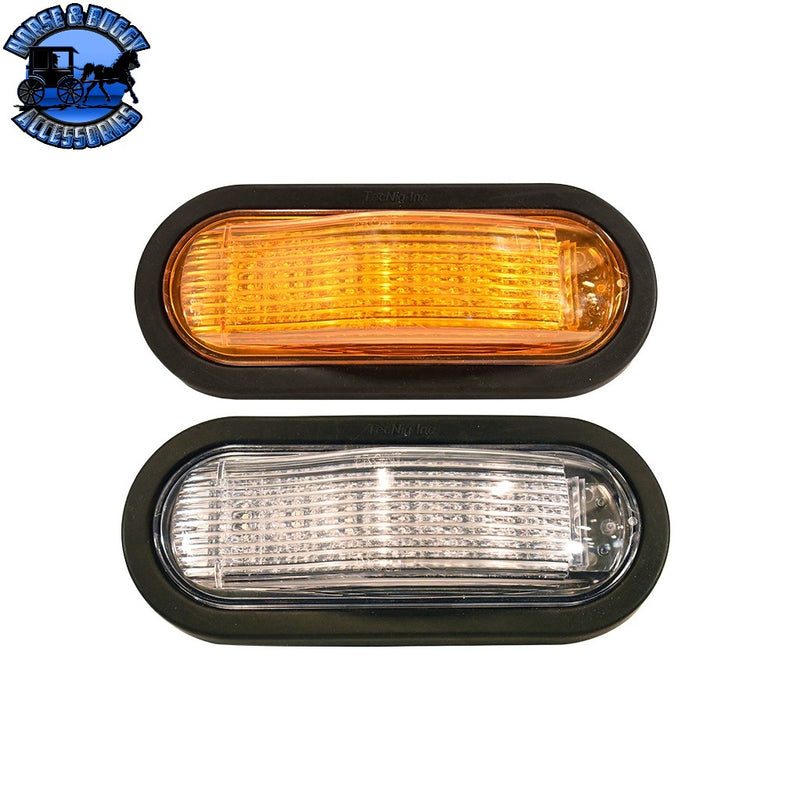 TN-T90-ACST-1 AMBER LED, CLEAR LENS SURFACE MOUNT MID-TURN