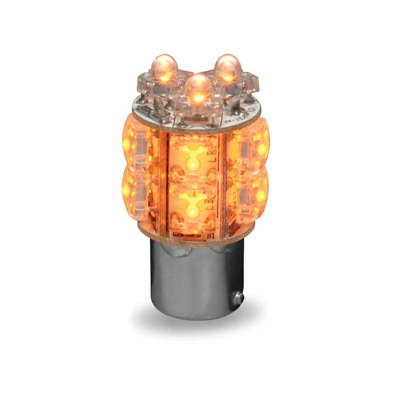 LED Lighting - Bulb - Stop / Tail - Amber - Twist In (13 Diodes) LED LIGHTING Rosy Brown