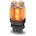 Dark Salmon LED Lighting - Bulb - Stop / Tail - Amber - Push In (13 Diodes) LED LIGHTING