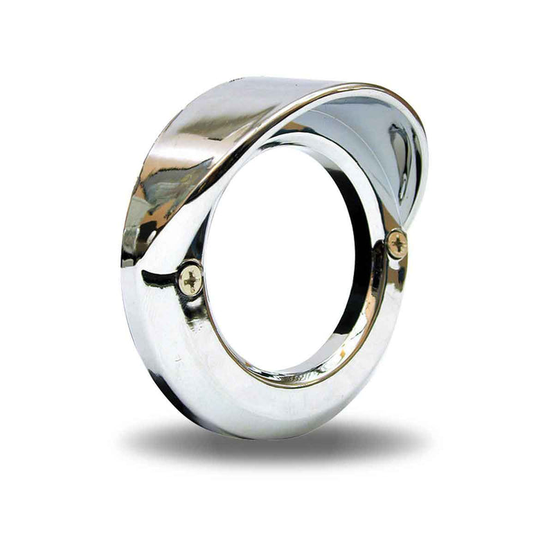 TBEZ-2HCH2 Bezel - 2.5" Chrome Plastic - Visor