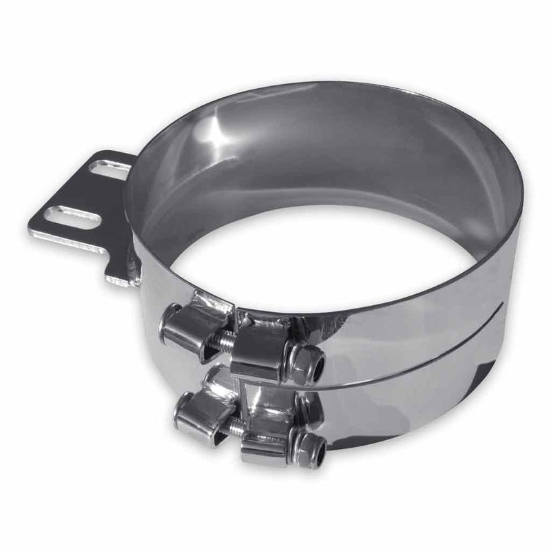 TCLA-61 6″ Wide Band Clamp – Straight Mounting Plate Dim Gray