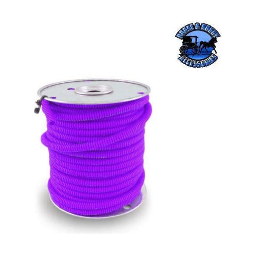 Sold By The Foot Split Loom Wire Covering , Protector– (CHOOSE COLOR AND SIZE) 1/4" / Purple,1/2" / Purple Light Gray