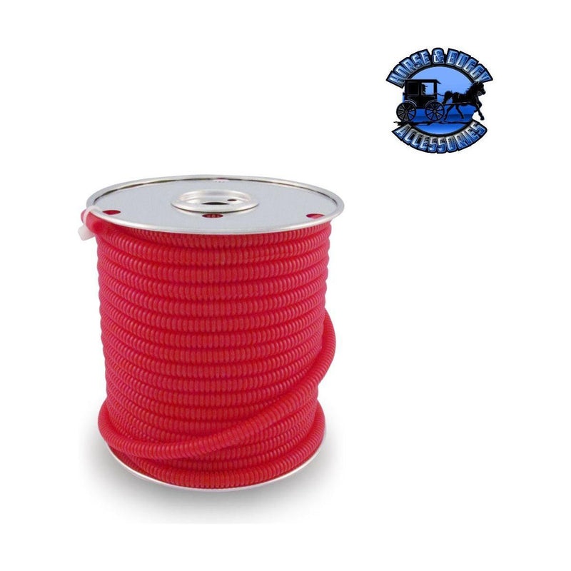 Sold By The Foot Split Loom Wire Covering , Protector– (CHOOSE COLOR AND SIZE) 1/4" / Blue,1/4" / Yellow,1/4" / Purple,3/8" / Yellow,3/8" / Black,3/8" / White,1/2" / Blue,1/2" / Purple,1/2" / Black,1/2" / White Firebrick