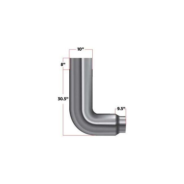 Light Slate Gray TEL-10 90° Elbow – 10″ Reduced to 5″ Diameter