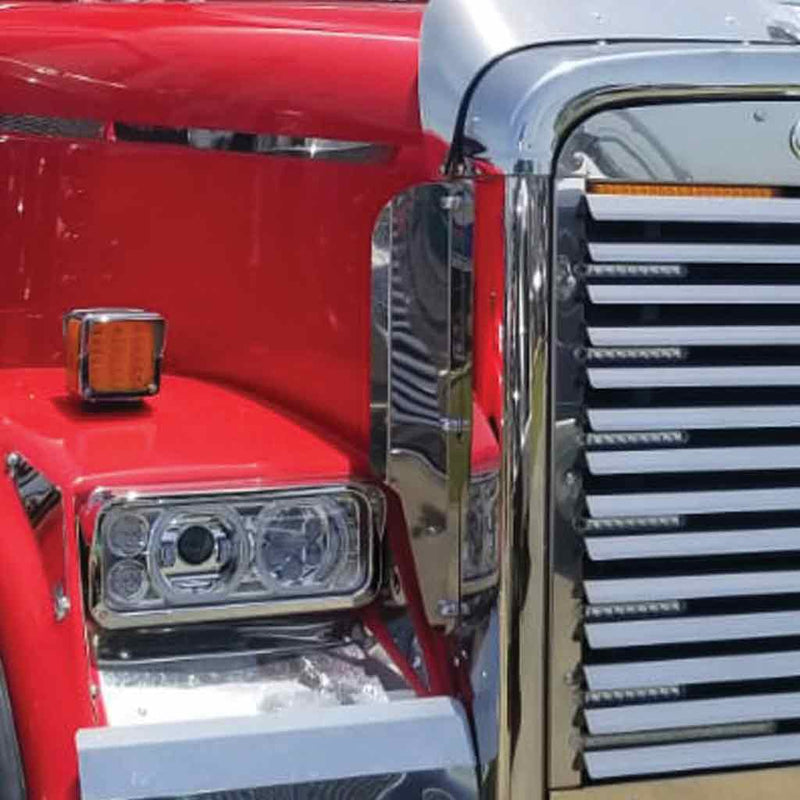 Freightliner - FLD120 - Side Grill Deflector Sienna