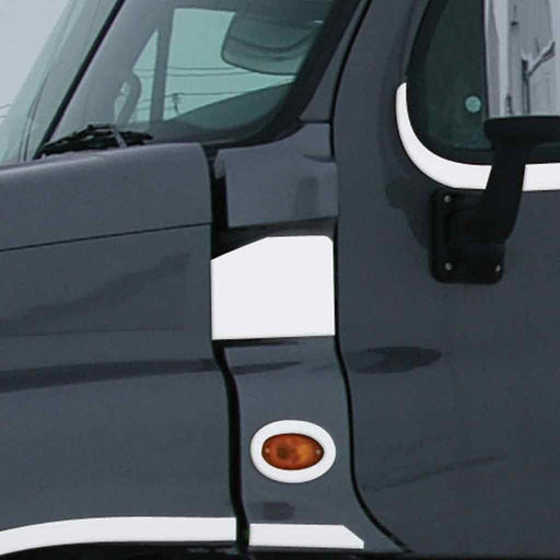 Freightliner - Cascadia - Hood Latch Trim Dark Slate Gray