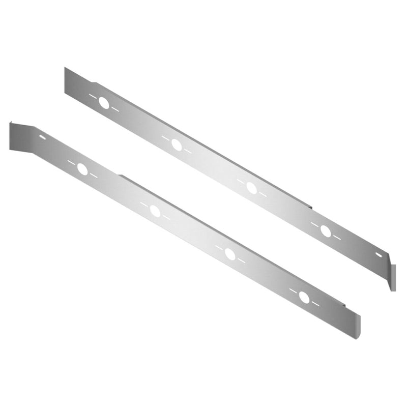 Freightliner Cascadia Cab Panel with 8 Slotted Light Holes CAB PANEL Light Gray