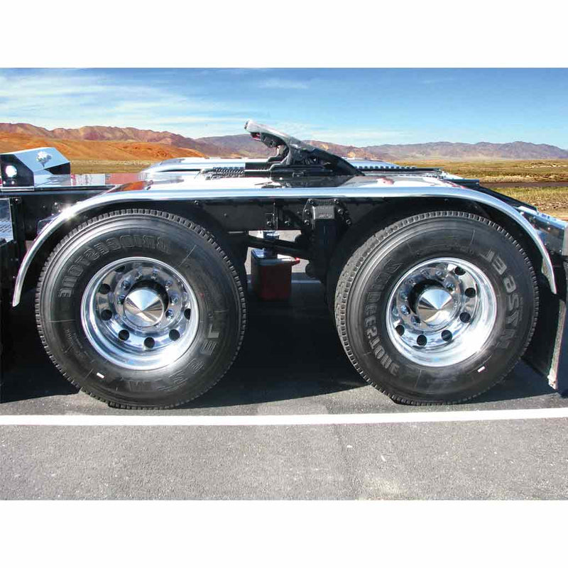TFEN-F14 132″ Smooth 60″ Axle Spread Full Fenders – 14 Gauge FULL FENDERS Gray