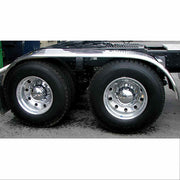 TFEN-F17 120″ 3 Ribbed Full Fenders – 16 Gauge | Mirror Shine Stainless Steel FULL FENDERS Black