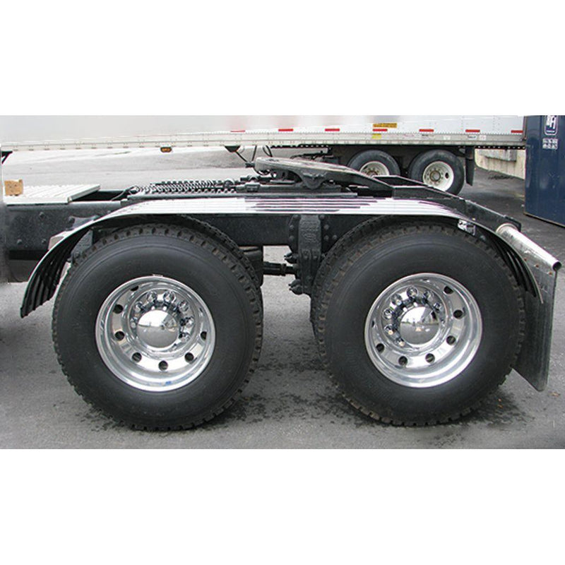 TFEN-F36 120″ 4 Ribbed Full Fenders – 16 Gauge | Mirror Shine Stainless Steel FULL FENDERS Dark Slate Gray