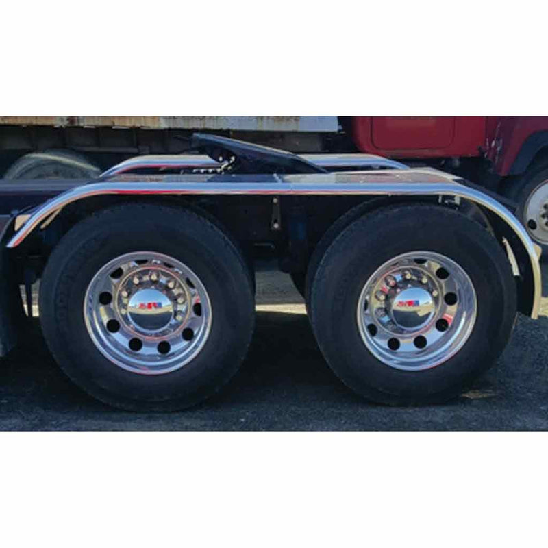 TFEN-F41 108″ Smooth Full Fenders – 16 Gauge | Mirror Shine Stainless Steel FULL FENDERS Dark Slate Gray