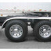 Gray TFEN-H22 142" Fully Ribbed Half Fender with Rolled Edge (115" - 27") - 16 Ga. HALF FENDERS