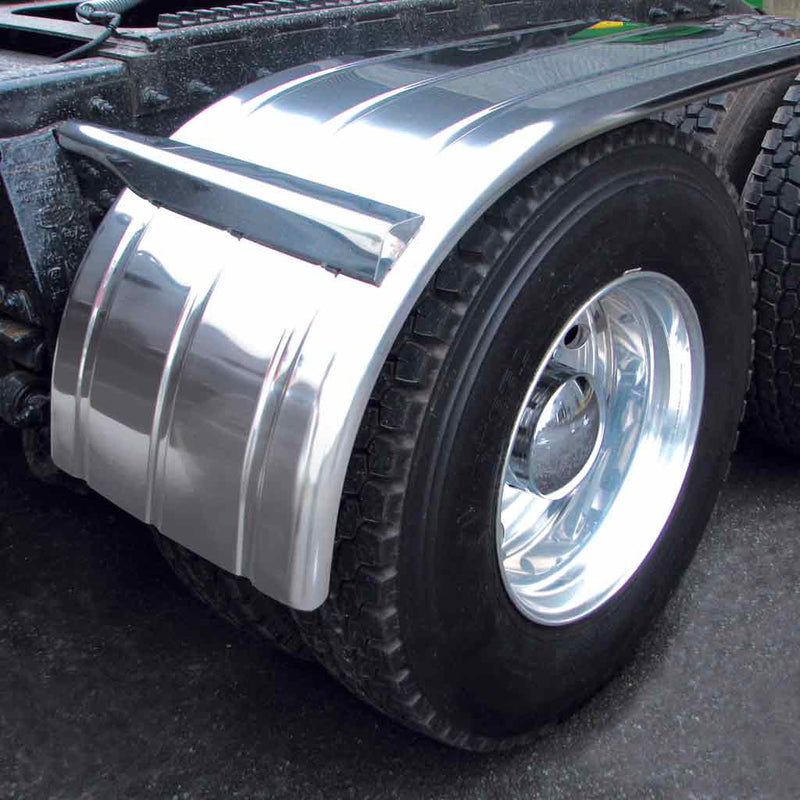 TFEN-H29 66″ 3 Ribbed Half Fenders – 16 Gauge | Mirror Shine Stainless Steel HALF FENDERS Dark Slate Gray