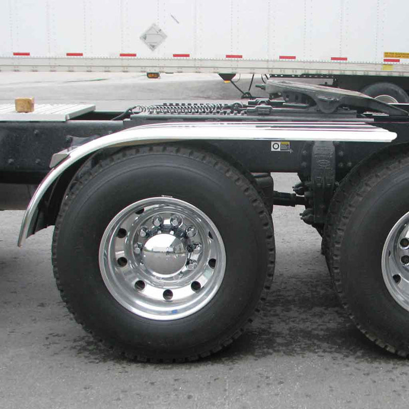 TFEN-H29 66″ 3 Ribbed Half Fenders – 16 Gauge | Mirror Shine Stainless Steel HALF FENDERS Dark Slate Gray