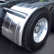 TFEN-H31 72″ 3 Ribbed Half Fenders – 16 Gauge | Mirror Shine Stainless Steel HALF FENDERS Dark Slate Gray