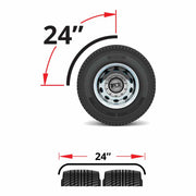 TFEN-Q10 24″ Quarter Fender Kit with Triangle Mounts – 16 Gauge | Mirror Shine Stainless Steel QUARTER FENDER Dark Slate Gray