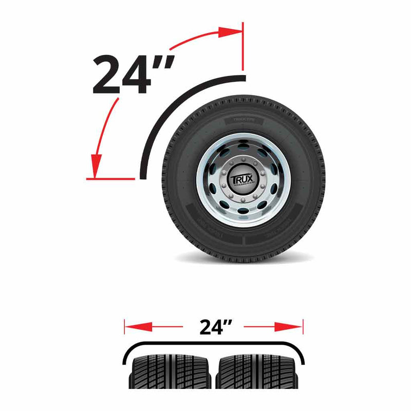 TFEN-Q20 24″ Quarter Fender Kit with Tube Mounts – Poly QUARTER FENDER Dark Slate Gray
