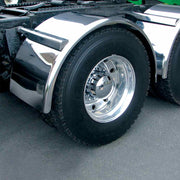 TFEN-S13 80″ Smooth Single Axle Fenders – 16 Gauge | Mirror Shine Stainless Steel SINGLE AXLE FENDER Dark Slate Gray