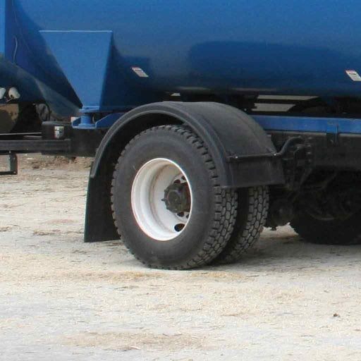 Light Gray TFEN-S17 76″ Poly Single Axle Fenders – Polypropylene (Poly) SINGLE AXLE FENDER