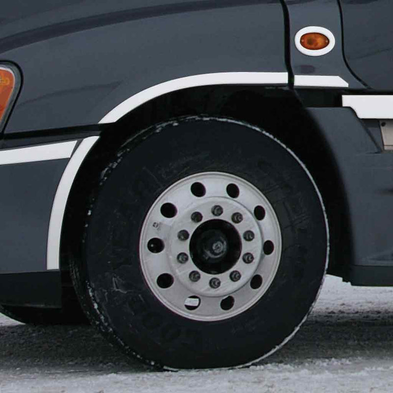 TFT-FLCAS3 Freightliner Cascadia Fender Wheel Trim - New Models Dark Slate Gray