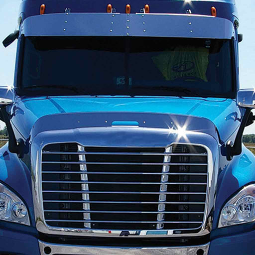 THOD-FLCAS Freightliner - Cascadia - Hoodshield Bug Deflector (2017-) Black