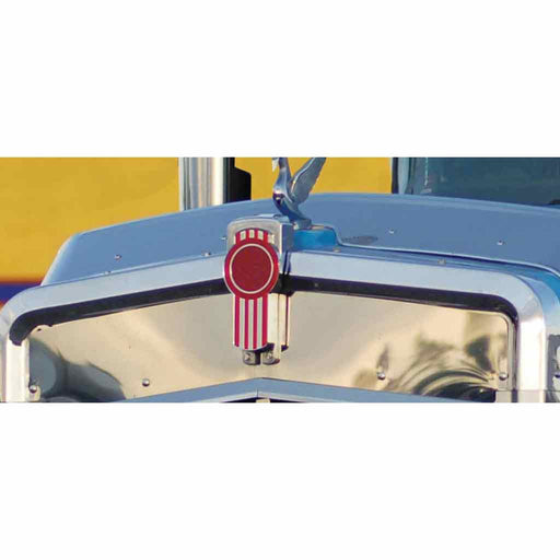 THOD-KW900L Kenworth  - W900L - Hoodshield Bug Deflector (1989+) BUG SHIELD Gray