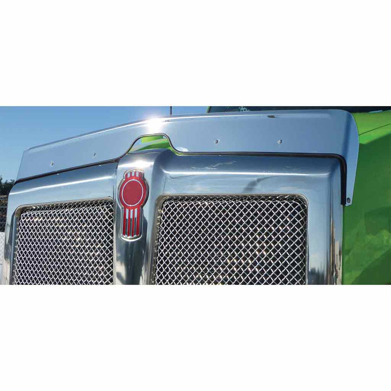 THOD-KWT880 Kenworth - T880 - Hoodshield Bug Deflector (2012+) Dim Gray