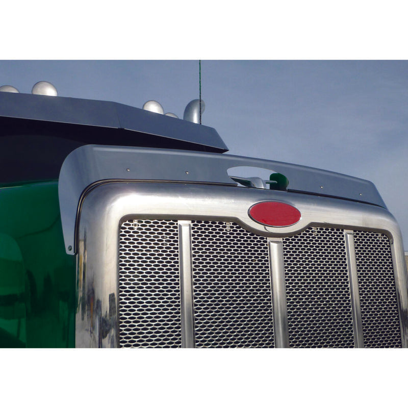 THOD-PET567 Peterbilt - 567 - Hoodshield Bug Deflector (2013+) Slate Gray