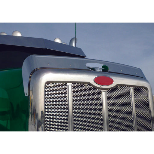 THOD-PET567 Peterbilt - 567 - Hoodshield Bug Deflector (2013+) Slate Gray