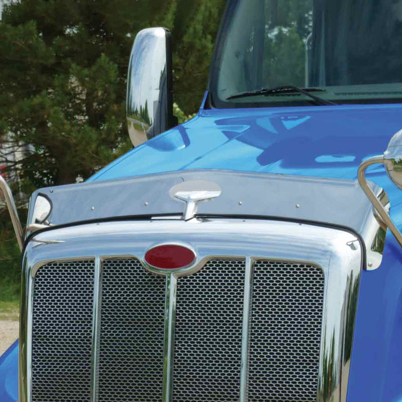 THOD-PET587 Peterbilt - 587 - Hoodshield Bug Deflector Dark Slate Gray