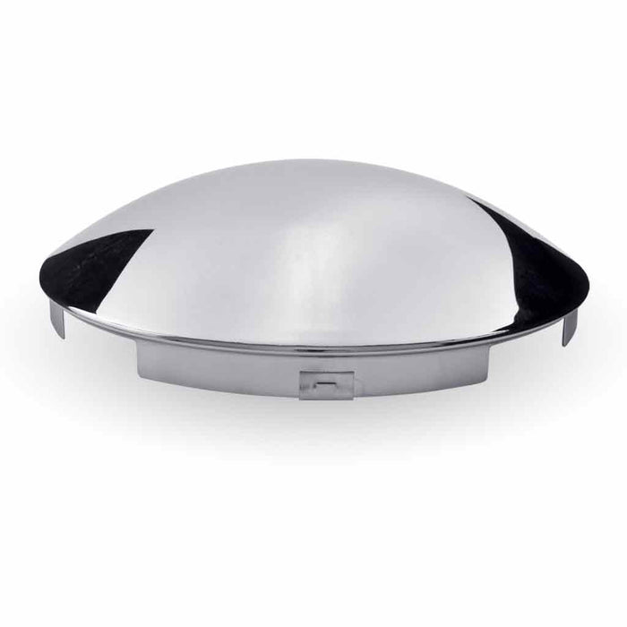 Light Gray THUB-5N 5 Notch Dome Front Hubcap – Chrome Metal