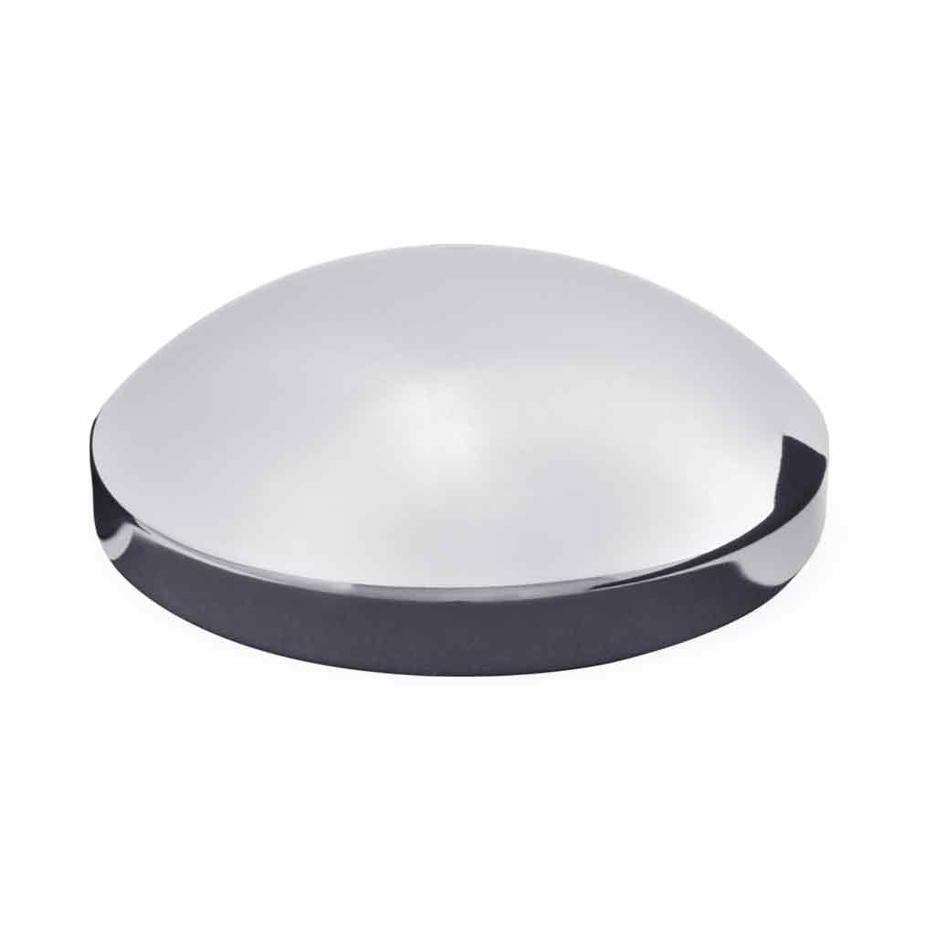 THUB-712 7 1/4″ I.D Dome Rear Hubcap – Chrome Metal — Horse