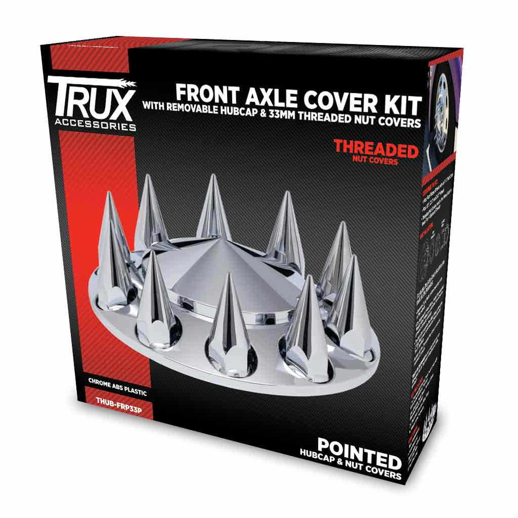 THUB-FRP33P Front Axle Cover Kit with Removable Hubcap & 33mm