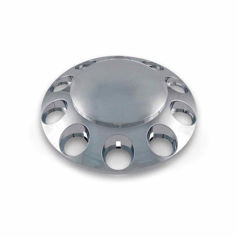 THUB-FRPN Front Axle Cover with Replacement Hubcap – Dome Hubcap | Chrome ABS Plastic FRONT AXLE COVER Dark Gray
