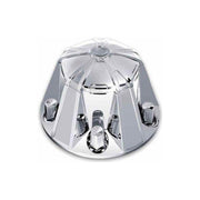 THUB-MC1 Complete Chrome ABS Plastic Mag Wheel Axle & Nut Cover Kit REAR AXLE COVER Light Gray