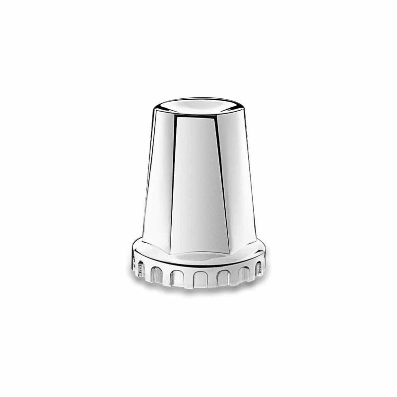 THUB-MFRP33 Chrome ABS Plastic Front Mag Wheel Axle Cover Kit with Removable Center Cap & 33mm Threaded Nut Covers FRONT AXLE COVER Light Gray