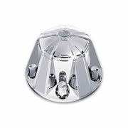 THUB-MRP33 Chrome ABS Plastic Rear Mag Wheel Axle Cover Kit with Removable Center Cap & 33mm Threaded Nut Covers REAR AXLE COVER Light Gray