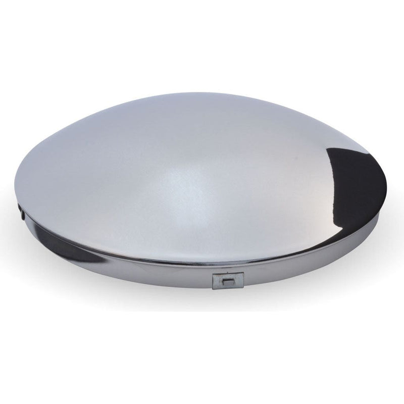 THUB-NN No Notch Dome Front Hubcap – Chrome Metal FRONT HUBCAP Light Gray