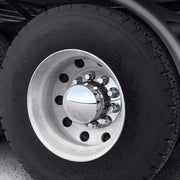 THUB-RP33PO Rear Axle Cover Kit with Removable Hubcap & 33mm Push On Nut Covers – Dome Hubcap | Chrome ABS Plastic REAR AXLE COVER Dark Slate Gray