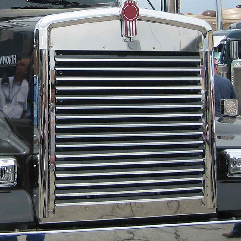 TK-1002 Kenworth - W900L - Louvered Grill Dark Slate Gray