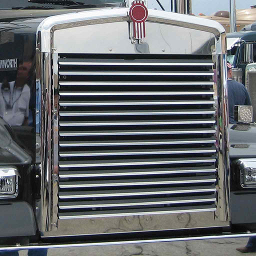 TK-1002 Kenworth - W900L - Louvered Grill Dark Slate Gray
