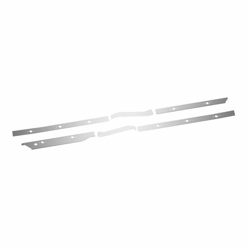 TK-1058 Kenworth T680 Cab, 52" Sleeper & Extension Panel Kit with 10 Slotted Light Holes - 1 Blockheater Hole Light Gray