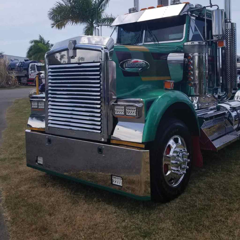 TK-1202 Kenworth - W900B - Headlight Surround Fender Guard Dark Slate Gray