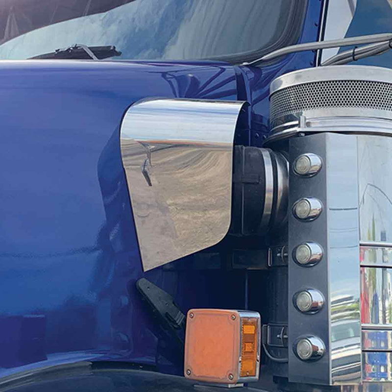 TK-1210 Kenworth - T800 - Metton Hood Engine Air Intake Shroud (2008-2011) Dark Slate Blue