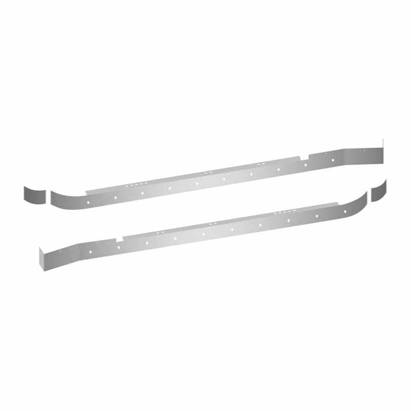 TK-1580 Kenworth T800-W900 62" Sleeper & Extension Panel with 20 x 3/4" Button Light Holes (2007+) CAB PANEL Gray