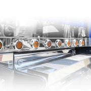 TLED-2A 2" Round Amber LED (9 Diodes) MARKER Light Gray