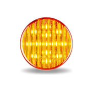 TLED-2HA 2 1/2" Round Amber LED (13 Diodes) MARKER Light Gray