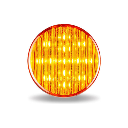 Light Gray TLED-2HA 2 1/2" Round Amber LED (13 Diodes) MARKER