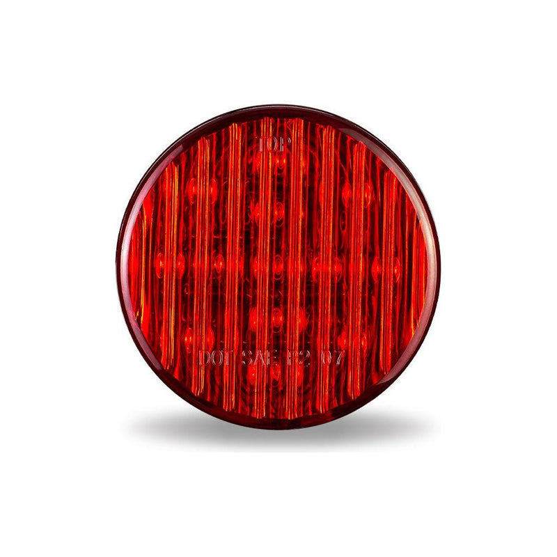 TLED-2HR 2 1/2" Round Red LED (13 Diodes)" MARKER Gray